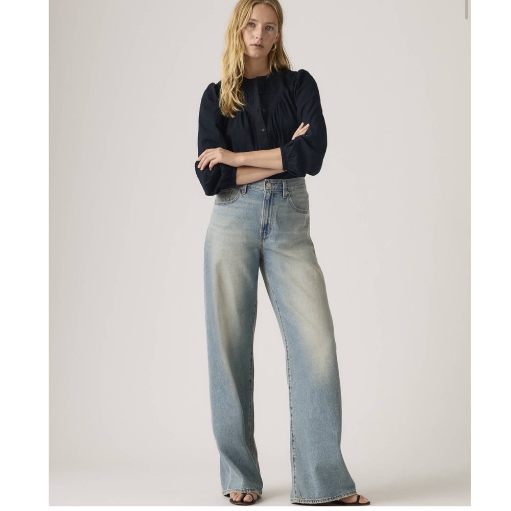 Levi's XL Straight Jeans Gamble Time ‎ Medium Wash 30 NWT